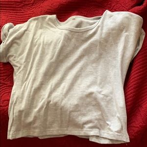 grey crop top